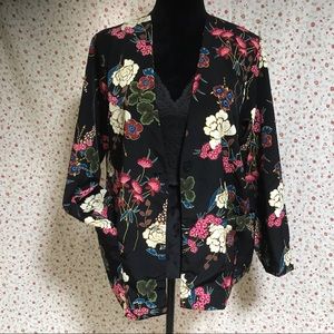 Funky 90s 80s floral *vintage* Blazer
